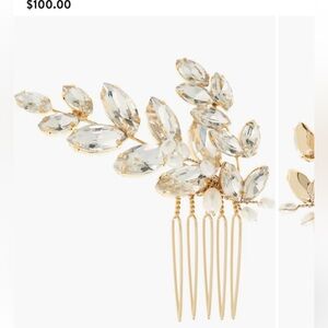Brides & Hairpins NWT Nicoletta Crystal Comb